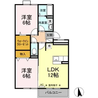 メゾン・ド・けやき【2階】の間取り