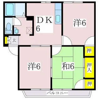 鹿児島県鹿児島市和田2【マンション】の間取り