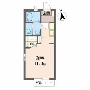 メゾンシャロット【2階】の間取り