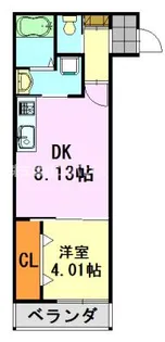 AJ蘇我III【2階】の間取り