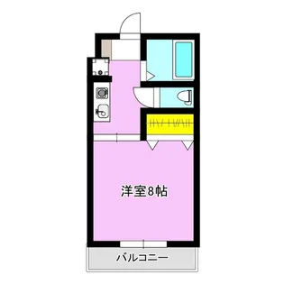ビューハイツ【2階】の間取り