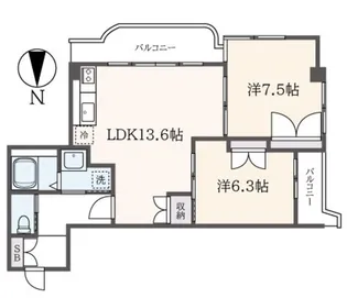 雅ビルド【4階】の間取り