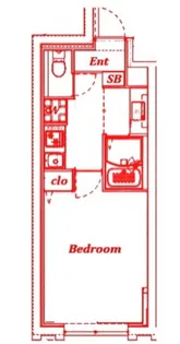 東京都新宿区西早稲田1【マンション】の間取り