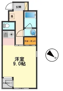 東京都葛飾区亀有1【マンション】の間取り