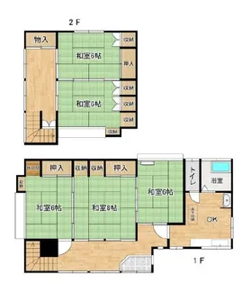 宮城県石巻市貞山1【一戸建】の間取り