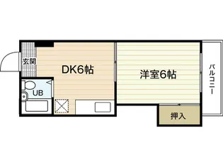 パステルクボ10【4階】の間取り