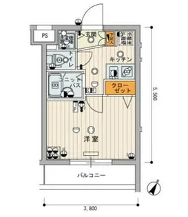 東京都文京区大塚6【マンション】の間取り