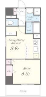 プラナ北上野【3階】の間取り