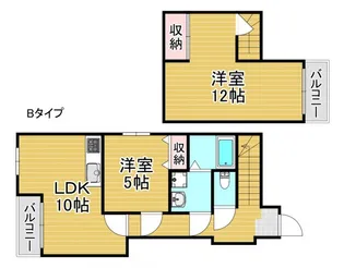 トミー参番館【5階】の間取り