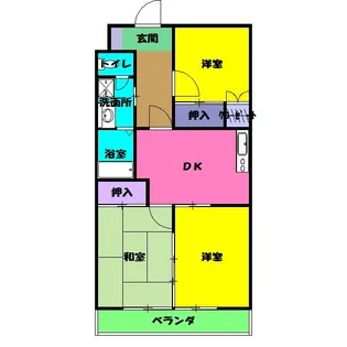 マンションはなき1【2階】の間取り
