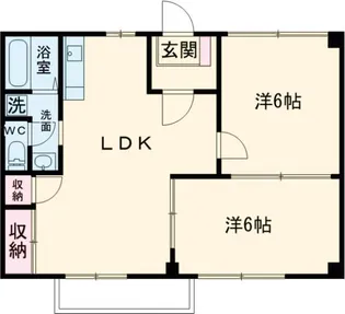 カームコア【1階】の間取り