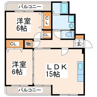 インフィニティ出水I【3階】の間取り