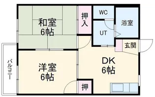 フレグランス美和【2階】の間取り