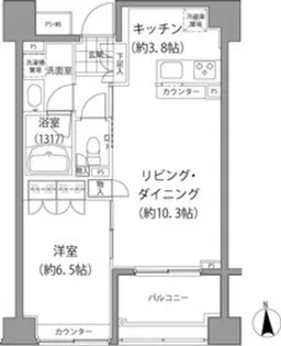 エーデル練馬【8階】の間取り