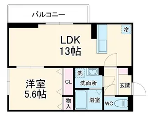 神奈川県秦野市鶴巻南4【アパート】の間取り