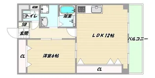 大阪府大阪市淀川区西中島5【マンション】の間取り