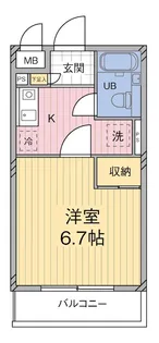 エクセルハイム【4階】の間取り