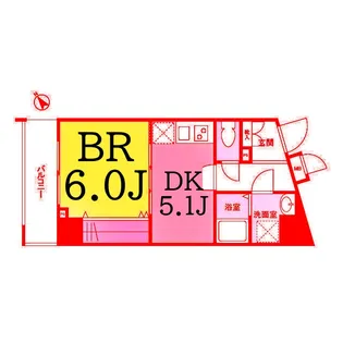 アティウスメゾン【7階】の間取り