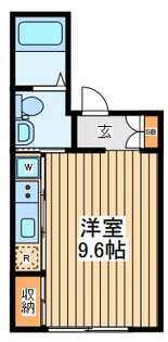 シーエイチ1913【3階】の間取り