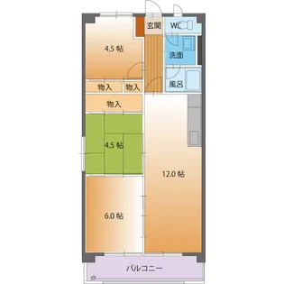 フェアリーライト【2階】の間取り
