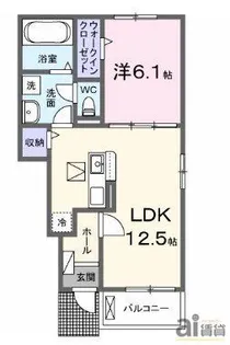 東京都武蔵村山市学園2【アパート】の間取り