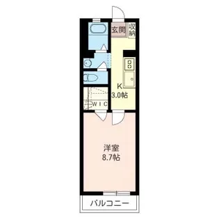 千葉県松戸市馬橋【マンション】の間取り