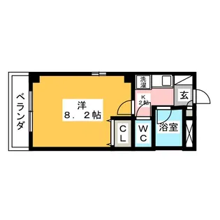 West Coast【3階】の間取り