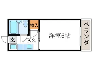 メゾンモナミ【2階】の間取り