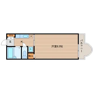 スターツアルファネクスト長嶺【1階】の間取り