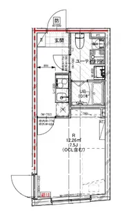 クレドコート品川中延【5階】の間取り