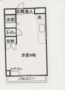 エースマンション【1階】の間取り