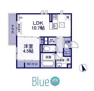 パラカント【1階】の間取り