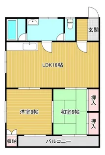 リーベンハイム【2階】の間取り