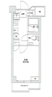 三越ゼームス坂マンション【3階】の間取り