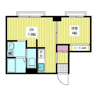 東京都大田区千鳥1【マンション】の間取り
