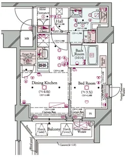 コンシェリア横濱 <SHINKOYASU>【3階】の間取り