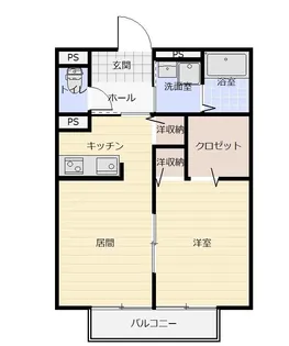 Culfe B【1階】の間取り