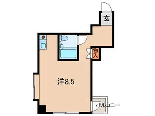 第2ビラ京松丸ビルB11F2F3F4F【3階】の間取り