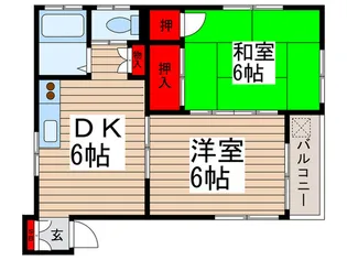 メゾン宏和【1階】の間取り