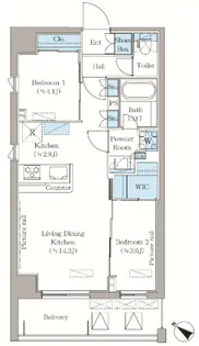 埼玉県さいたま市南区南本町1【マンション】の間取り