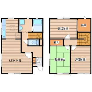 宮城県仙台市青葉区上愛子字車【一戸建】の間取り