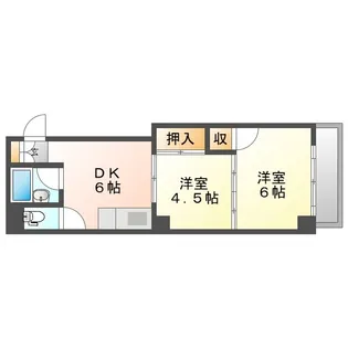 シャトレ・サンニコラ【4階】の間取り