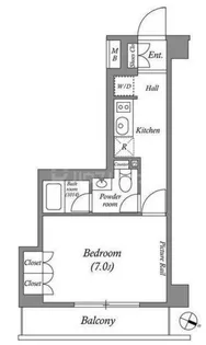 ルクレ西池袋【3階】の間取り