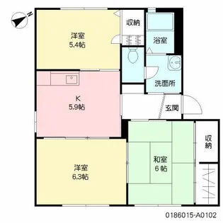 バリュージュ【1階】の間取り