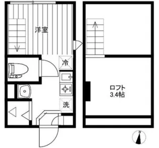 Coron Heiwadai【1階】の間取り