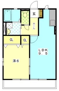 ハイツ向日葵【2階】の間取り