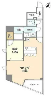 プロスペクト渋谷道玄坂【9階】の間取り