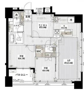 ライオンズ府中駅前【9階】の間取り