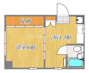 サンライフ鈴木【4階】の間取り