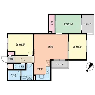 アゼリアガーデン【2階】の間取り